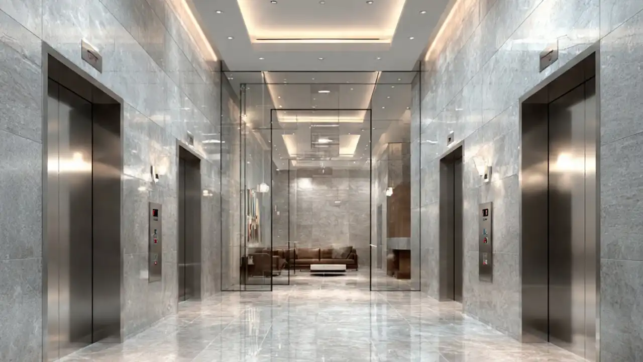 Elevator in Commercial Building